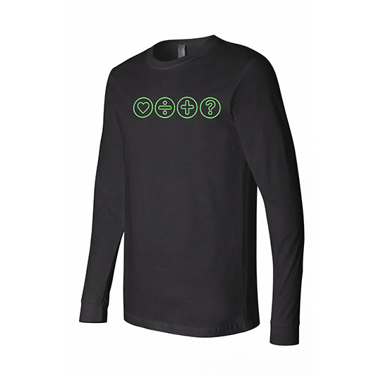 Black BELLA+CANVAS Long Sleeve Tee