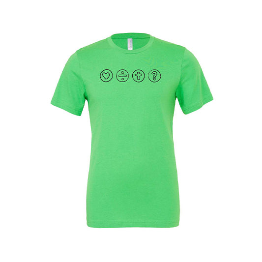 Green Triblend Short Sleeve Crew - Unisex