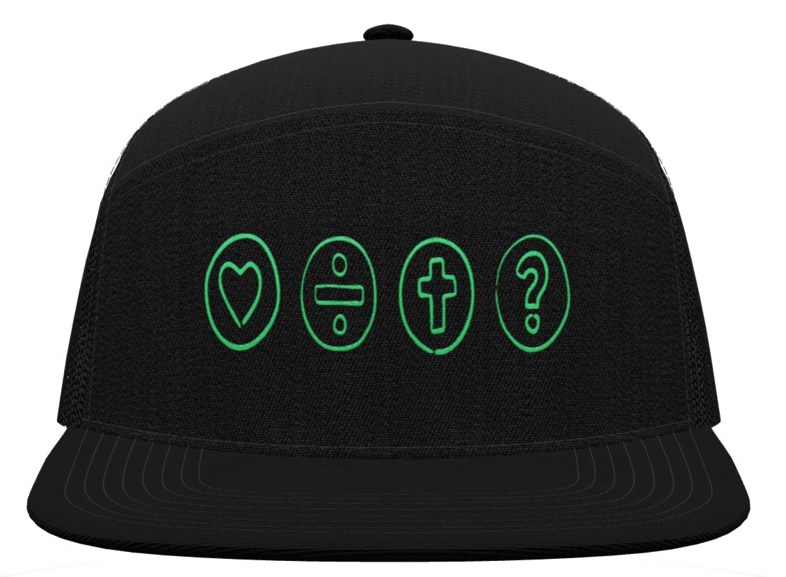 Black 6-PANEL ARCH SNAPBACK Hat – Shop Victory Beyond