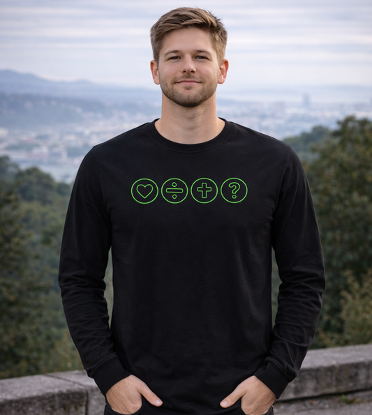 Black BELLA+CANVAS Long Sleeve Tee