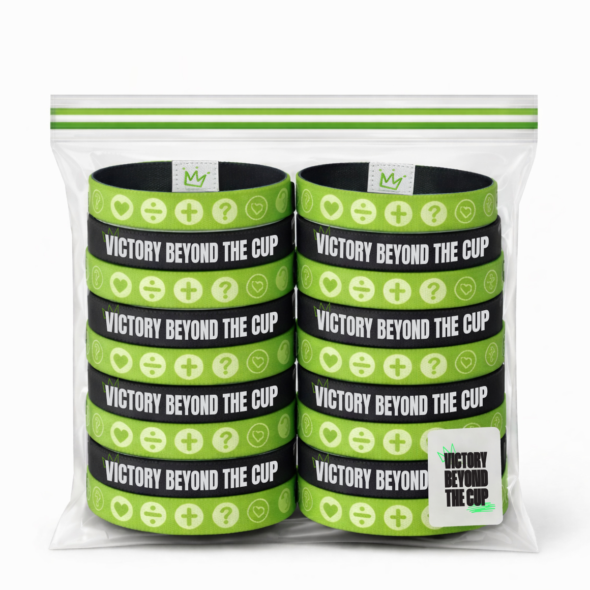 Pack of 25 - Reversible Wristband