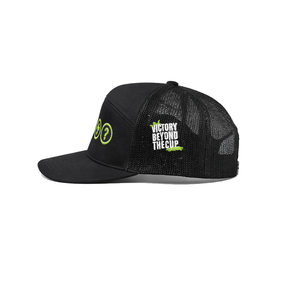 Gorra de camionero con 6 paneles y diseño arqueado