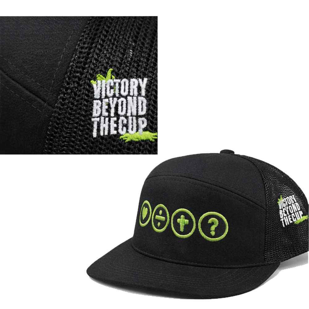 Gorra de camionero con 6 paneles y diseño arqueado