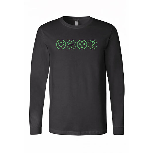 Black BELLA+CANVAS Long Sleeve Tee