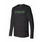 Black BELLA+CANVAS Long Sleeve Tee