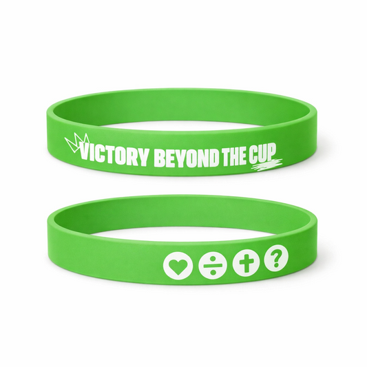 Pack of 100 - Silicone Wristband - Green