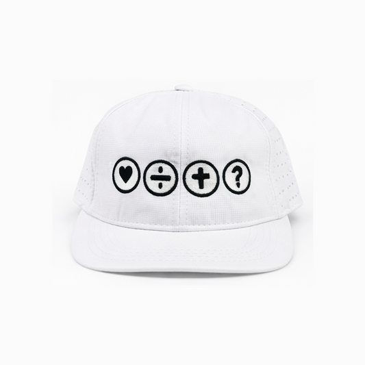 White LITE SERIES PERFORATED Hat
