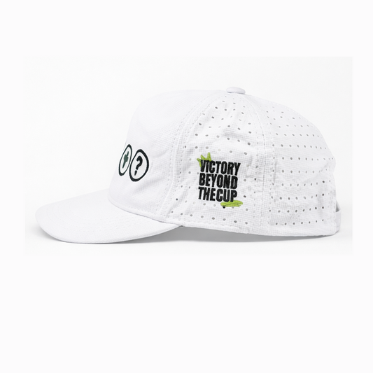 White LITE SERIES PERFORATED Hat